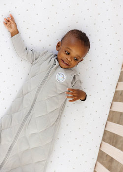 Crib Sheet Grey Stars 2 thumbnail