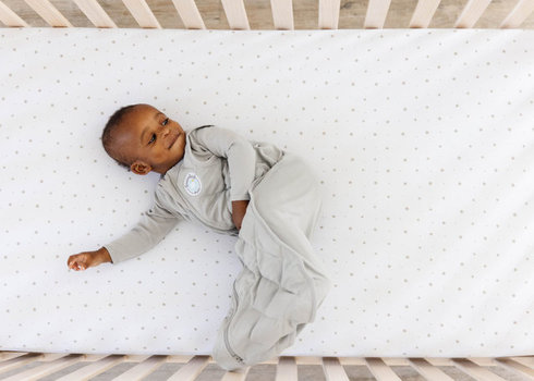Crib Sheet Grey Stars 3 thumbnail