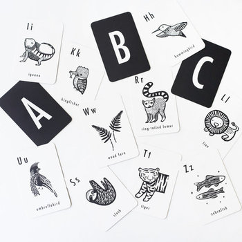wee-gallery-jungle-animal-alphabet-cards-flashcards-kids-2 thumbnail