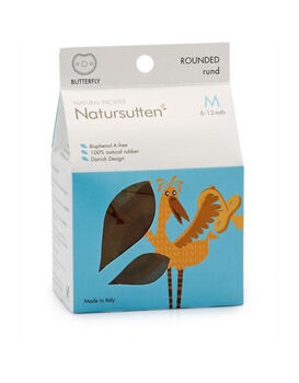 natursutten-butterfly-round-soother-natural-m-6-12 thumbnail